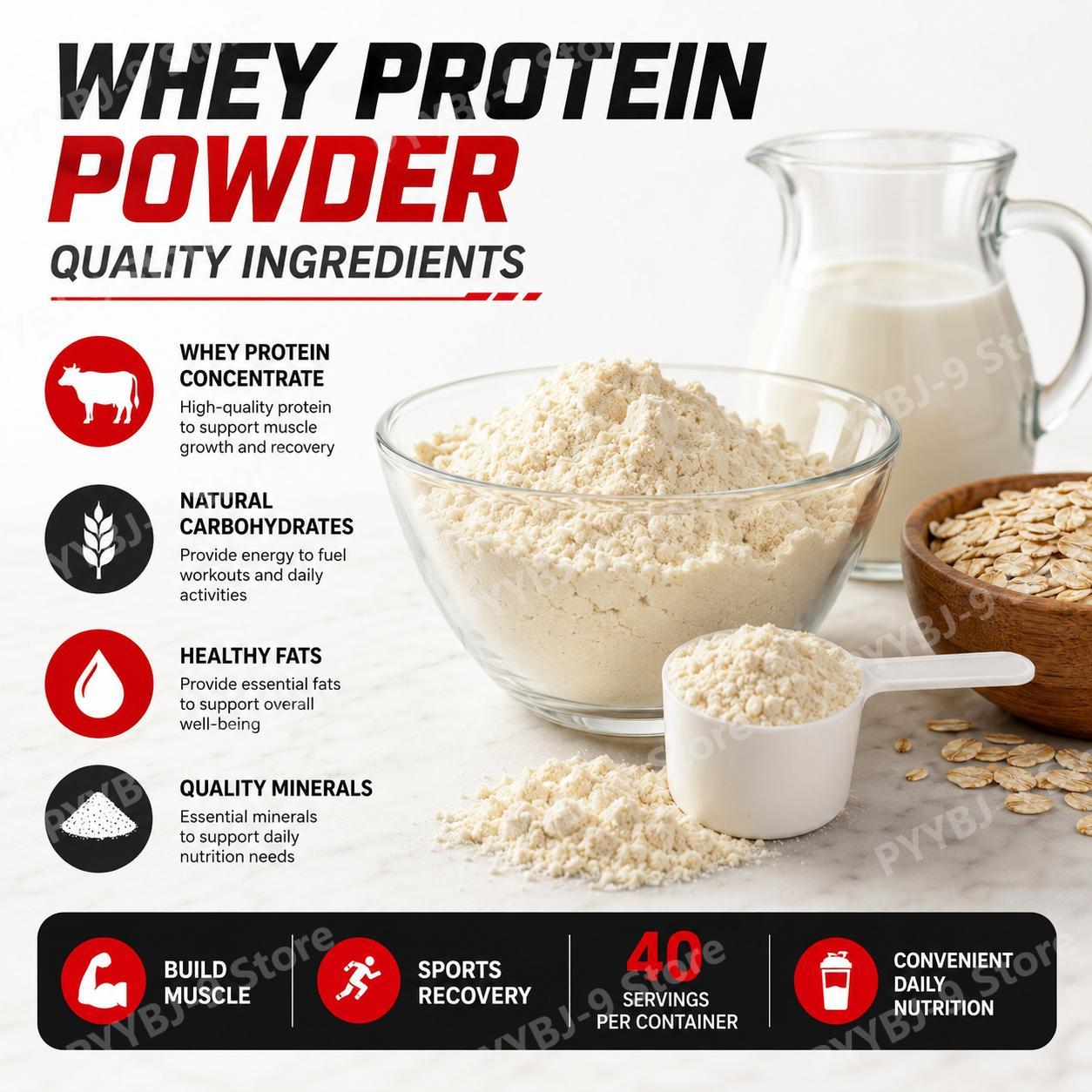 NurtureNova Whey Protein Powde - Nutrition Of Fitness recension och pris