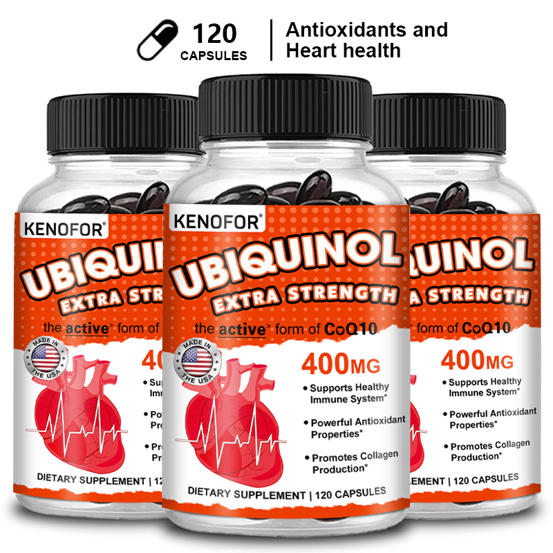 KENOFOR Ubiquinol CoQ10 400 mg - Coq10 Ubiquinol Softgel recension och pris